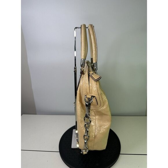 Coach Kristin Yellow Patent Leather Satchel Shoulder Bag 16016 - Picture 4 of 12
